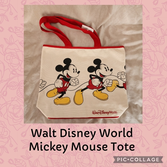 WALT DISNEY WORLD Mickey Mouse Tote Bag - Picture 3 of 6